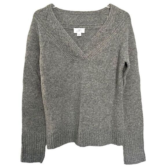 LOFT Wool and Rabbit Hair Knit Pullover Sweater M - Picture 1 of 7
